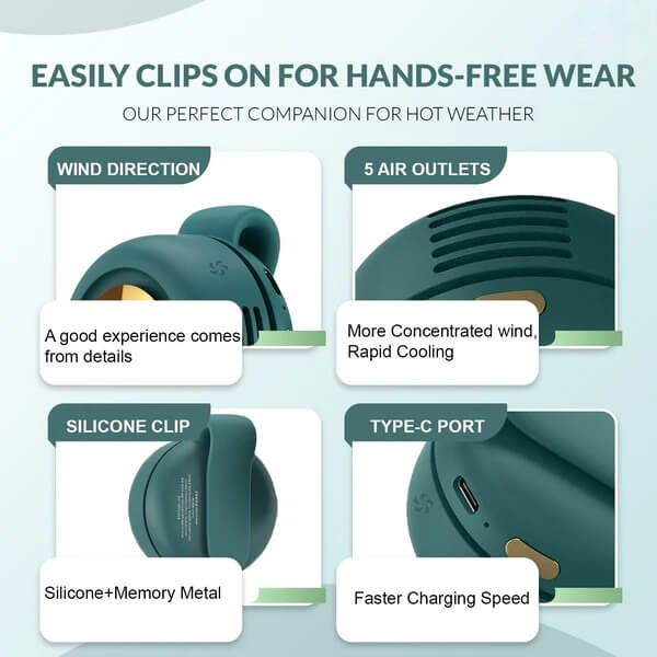 Portable Clip-On Fan