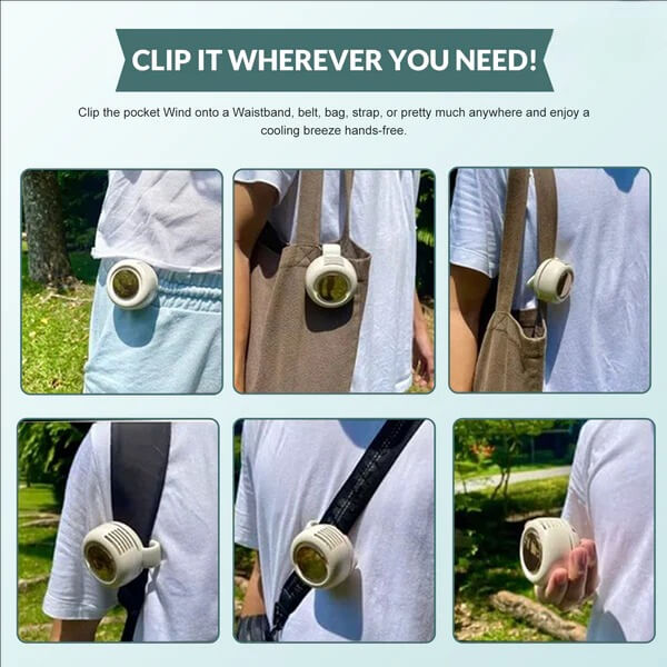 Portable Clip-On Fan